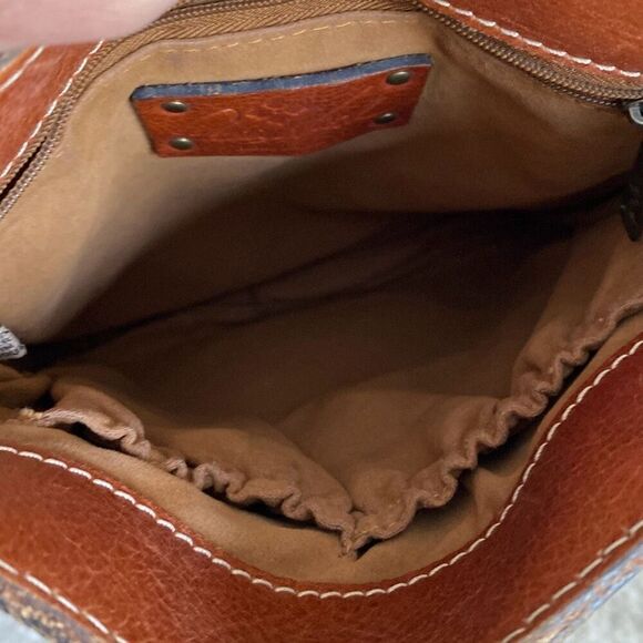 Patricia Nash Venezia Crossbody Pouch purse bag leather - Picture 8 of 10